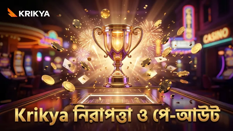 Krikya নিরাপত্তা ও পে-আউট স্ট্রাকচার নিয়ে নিশ্চিত থাকুন