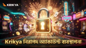 Krikya প্ল্যাটফর্মে নিরাপদ ও নির্ভরযোগ্য অ্যাকাউন্ট ব্যবস্থাপনা