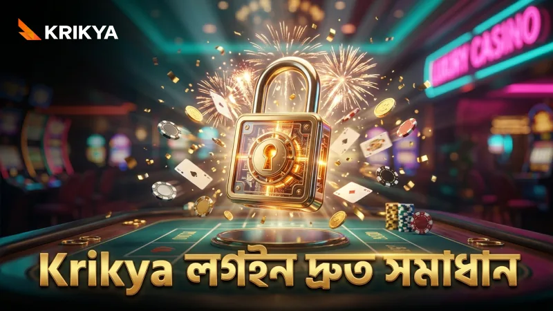 Krikya-র সাধারণ লগইন সমস্যা ও দ্রুত সমাধান।