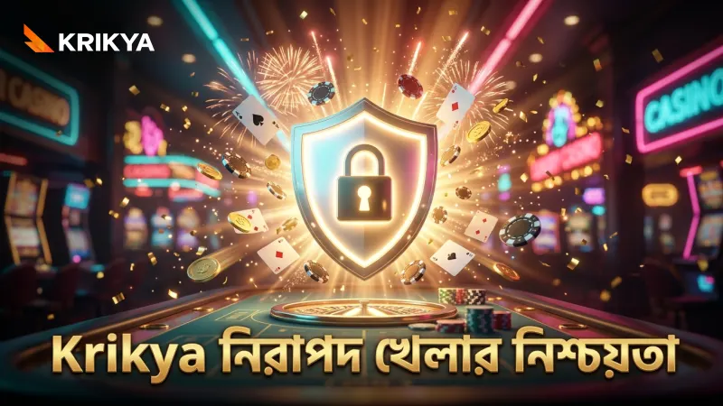 Krikya প্ল্যাটফর্মে নিরাপদ এবং যাচাই প্রক্রিয়াসহ খেলা নিশ্চিত