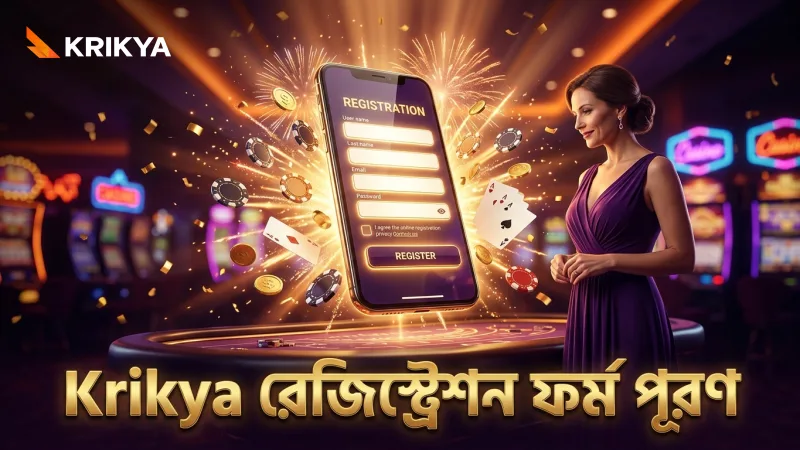 ধাপে ধাপে Krikya রেজিস্ট্রেশন ফর্ম পূরণ ও যাচাই