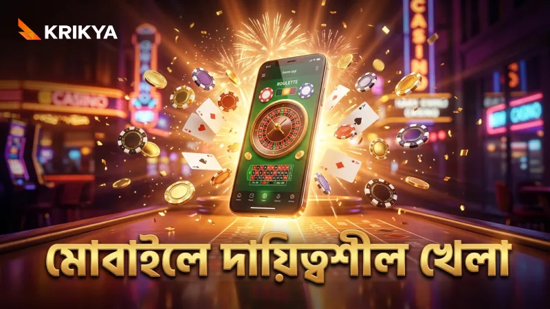 মোবাইল স্ক্রিন থেকে লাইটনিং রাউলেট খেলার সময় দায়িত্বশীল কৌশল প্রয়োগের গুরুত্ব।