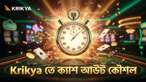 Krikya তে সঠিক সময়ে ক্যাশ আউট করার কৌশল ও ঝুঁকি কমানোর টিপস।