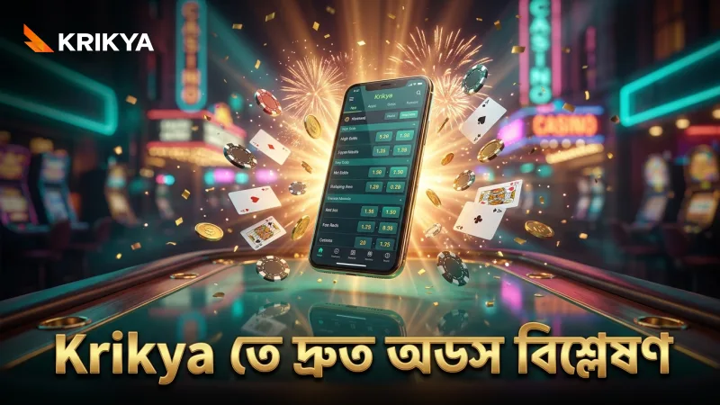 Krikya ব্যবহার করে লাইভ অডস বিশ্লেষণ দ্রুত এবং সহজ হয়