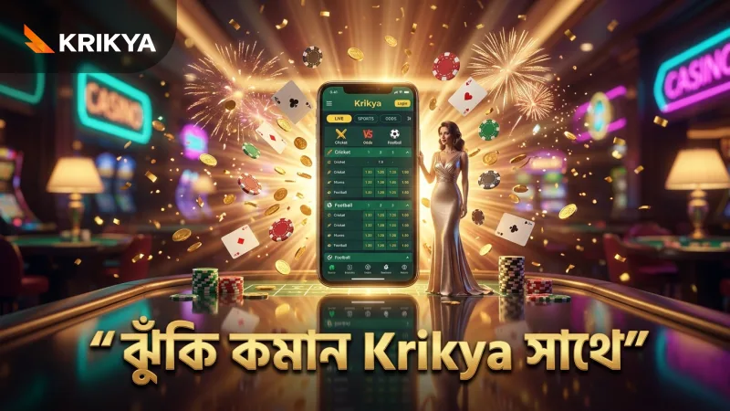 লাইভ অডস পরিবর্তন বুঝে ঝুঁকি কমান Krikya তে।