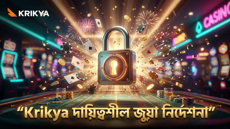 দায়িত্বশীল জুয়া খেলার জন্য ঝুঁকি কমানোর কৌশলসমূহ শেখায় Krikya