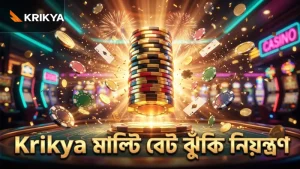 Krikya প্ল্যাটফর্মে মাল্টি-বেট অপশনের মাধ্যমে ঝুঁকি নিয়ন্ত্রণ।