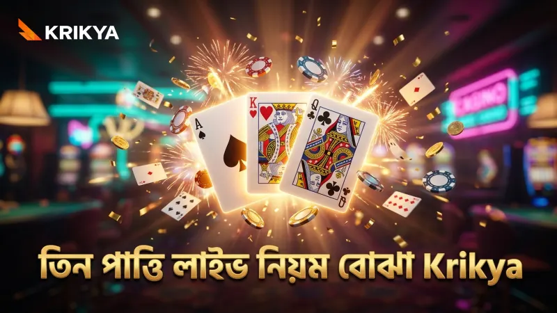 তিন পাত্তি লাইভ গেমের নিয়ম ও কাঠামো ভালোভাবে বুঝুন