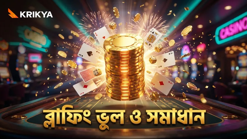 ব্লাফিংয়ের সময় সাধারণ ভুল ও তার সঠিক সমাধান অনুসন্ধান করুন