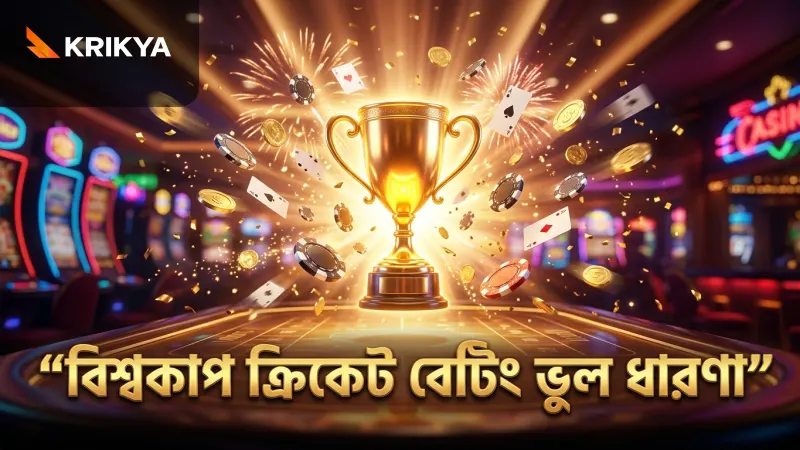 বিশ্বকাপ ক্রিকেট বেটিং এ সাধারণ ভুল ধারণাগুলো পরিচিতি।