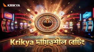 Krikya প্ল্যাটফর্মে দায়িত্বশীল ও নিরাপদ বেটিং অভিজ্ঞতা।